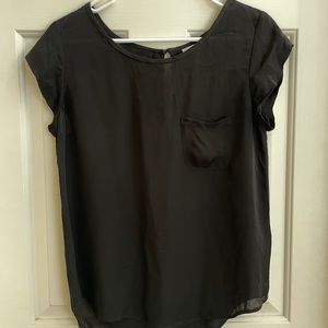 Joie Black Silk Top M